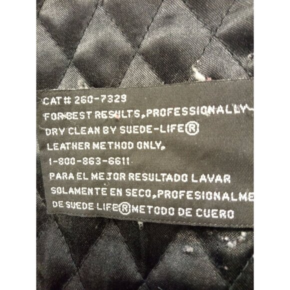 Worthington Men's Quilted Lined Leather Jacket Size Medium - Picture 5 of 6